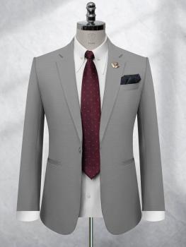 Bộ Suit Xám Trắng Caro Modern Fit TGS355